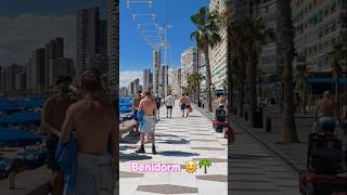 Benidorm 🌞🌴 holiday costablanca travel summer benidorm 2024 beach summervibes [upl. by Aneehsit]