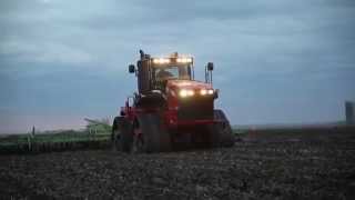 Versatile DeltaTrack model 450 pulling a cultivator [upl. by Nannahs]