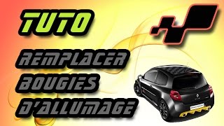 TUTO changer bougies dallumage Renault Clio 3 RS how to change spark plugs [upl. by Eciuqram142]