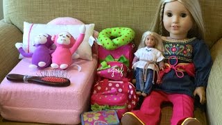 How To Travel With Your American Girl Doll  Two Night Hotel Vacation Stay [upl. by Aevin452]