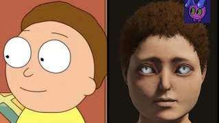 ELDEN RING Miracles Creation Morty from Rick and Morty plus Evil Morty [upl. by Kessler934]