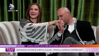 Teo Show22122021  Romanita Iovan si iubitul Iulian in EXCLUSIVITATE primul interviu impreuna [upl. by Libna686]