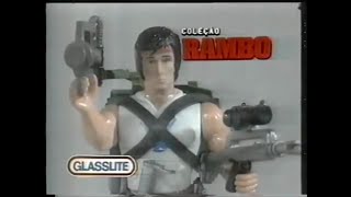 1988  Comercial Coleção Rambo  Glasslite [upl. by Lindsay]