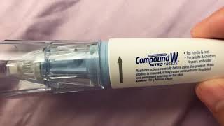 COMPOUND W NITRO FREEZE WARR REMOVER [upl. by Novyad590]