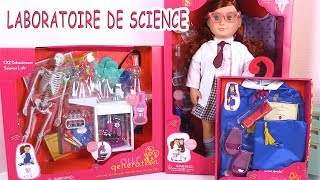 Our Generation Poupées et Jouets Classe Laboratoire de Science [upl. by Eniowtna]