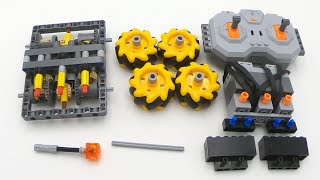 Techniccompatible Mecanum wheels for DIY robots [upl. by Alletniuq]