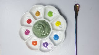 mix 15 simple acrylic colors  Color mixing instructions [upl. by Elyse223]