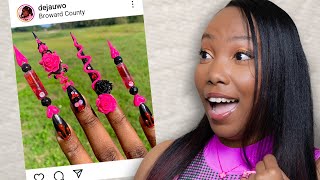 I Recreated 500 Nails for CHEAP Nail Salon vs At Home [upl. by Rawley]