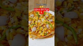 Leftover Roti Pizza youtubeshorts trending health food shorts viralshort shortsfeed ytshorts [upl. by Asiat599]