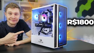 PC GAMER BARATO R1800 PARA RODAR TUDO EM 2024 MONTAGEM E TESTES [upl. by Haem]