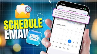 How to Schedule an Email to Send Later on iPhone  Schedule Email on iPhone Using Mail Apps [upl. by Renado299]