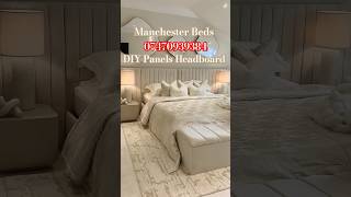 Bespoke Wall Panels Headboards Bedroom Installation bespoke headboarddesign wallpaneling dIY [upl. by Atinwahs]