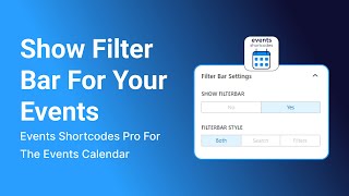 Filter and Search Events using the Events Shortcodes Pro Plugin [upl. by Anohr]