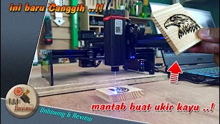 Mesin laser ukir canggih nih Review NEJE 20W MASTER 2 LASER ENGRAVER CUTTER [upl. by Janos]