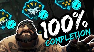 COMPLETING ALL COMMENDATIONS in Sea of Thieves [upl. by Ecitnirp]