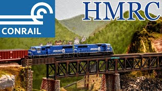 MASSIVE HO Train DisplayLayout Hudson Model Railroad Club 2023  Conrail Day [upl. by Changaris]