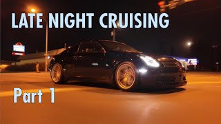 Supercharged Infiniti G35 Coupe Night Drive ASMR [upl. by Lachish]