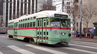 Trains and Trolleys of San Francisco 2018 6 Different Modes of Transit [upl. by Yoccm463]