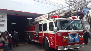 Salida de móviles  Bomberos Voluntarios Pergamino [upl. by Desai]