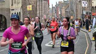 Over 1700 took part in the Edinburgh Womens 10K 2024 Scotland [upl. by Janette]