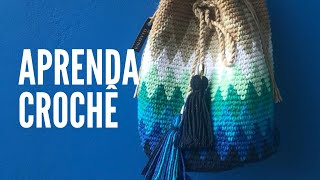 APRENDA CROCHÊ  Fio Conduzido  Crochet Bag [upl. by Ynohtona155]