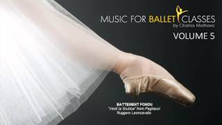 Ballet Exercise  Battement Fondu  Perfect Music for Ballet Class [upl. by Kliment]