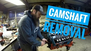 how to remove and install a camshaft in a small block chevy [upl. by Beattie]