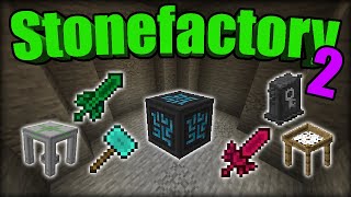 Stonefactory V2 Modpack Bedrock Edition MCPE [upl. by Salangia]