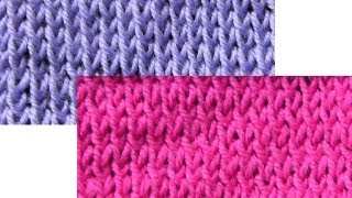 Twisted Stockinette Stitch [upl. by Gardal]