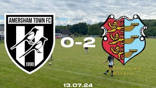 BRIGHTLINGSEA VICTORY CHANCES GALORE  Amersham Town vs Brightlingsea Regent highlights [upl. by Zertnom]