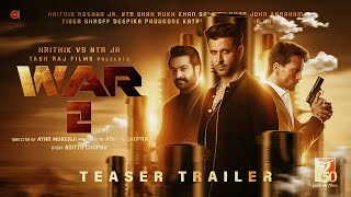 WAR 2  Official Teaser Trailer  Hrithik Roshan  Jr NTR  Tiger Shroff  Ayan Mukerji FanMade [upl. by Nelleus806]