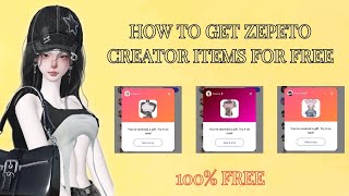 Zepeto Tutorial How to get Zepeto creator items for free [upl. by Foley]