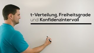 tVerteilung Freiheitsgrade Konfidenzintervall Mathe by Daniel Jung [upl. by Arbuckle595]