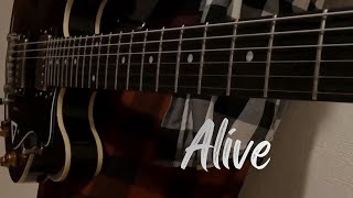 Warbly Jets  Alive from quotMarvels SpiderManquot Guitar cover [upl. by Bernadene569]