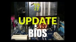 สอนวิธี update bios ให้กับเมนบอร์ด gigabyte โดยใช้ qflash [upl. by Cuyler436]