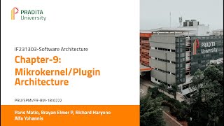 Software Architecture  Session09 MicrokernelPlugin Architecture [upl. by Fuhrman]