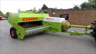 CLAAS MARKANT 65 CONVENTIONAL BALER 04103818 [upl. by Nnednarb4]