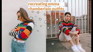 recreating emma chamberlains outfits boys edition [upl. by Refynnej5]