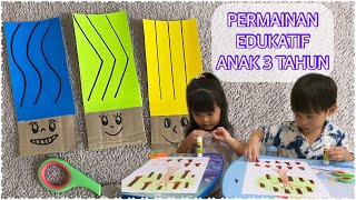 PERMAINAN EDUKASI ANAK 25 TAHUN  MAINAN MONTESSORI  PEMBELAJARAN ANAK 3 TAHUN [upl. by Syramad]