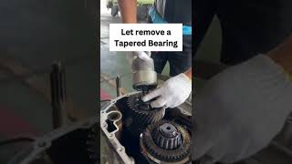 Is this a smart way to remove a Tapered Bearing  tools automobile [upl. by Neelrad]