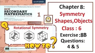 Exercise 8B Questions 4 amp 5 Geometry – Math Class 6 Army Public School APS [upl. by Notse594]