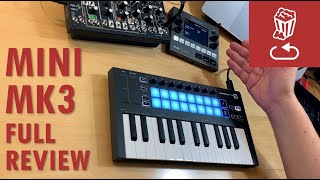 Review LaunchKey MINI MK3  Ableton Live  Generative arp  TRS MIDI explained MKIII tutorial [upl. by Rist692]