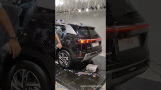 Hyundai 2024 Creta Facelift Abyss Black Color SX0 Variant Full Look amp Detailed Walkaround [upl. by Ellehsad]