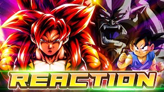 LF SSJ4 GOGETA ZENKAI GT FESTIVAL CAMPAIGN REACTING TO REVEAL AND STUFF  Dragon Ball Legends [upl. by Neall504]