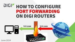 How to configure Port Forwarding rules on a Digi router running Digi Accelerated Linux [upl. by Niccolo]