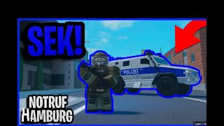 Erste Schicht als SEK Beamter am PC in Notruf Hamburg ROBLOX [upl. by Aremihc]