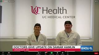 Substantial improvement  Doctors give update on Damar Hamlins condition [upl. by Sklar262]