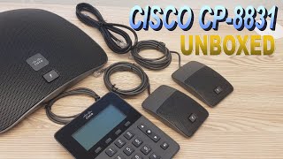 Cisco CP8831 UNBOXED 4K [upl. by Nimajneb]