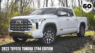 2023 Toyota Tundra 1794 Edition Review  The Safest Truck Available [upl. by Cyprus]