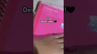 Divider design ideas🖤art crazy lesserafim fypシ゚viral cutepapercraft diy divider design fyp [upl. by Hector]